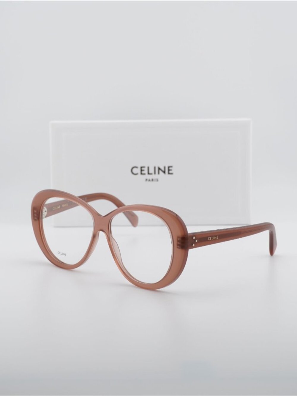 Celine CL50150I 045 Butterfly Eyeglasses 57mm - Light Brown